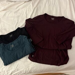 ATHLETA Longsleeve Tops with Scrunch Sides